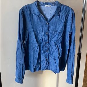 Pacsun Denim-style Button-down Shirt